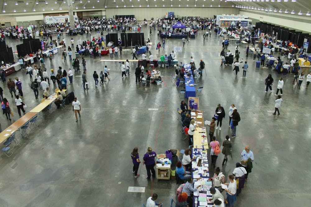 COURTESY OF UNITED WAY OF CENTRAL MARYLAND
About 100 service organizations set up booths in the Convention Center.