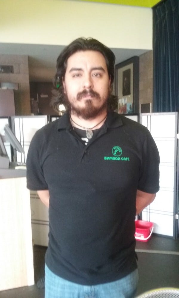 Courtesy of Rollin HU
Daniel Lopez likes to connect with students at the Bamboo Café.