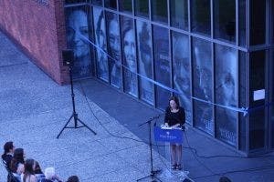  COURTESY OF ALLY HARDEBECK
A ceremonial ribbon cutting featured notable speakers, including many high profile female affiliates.