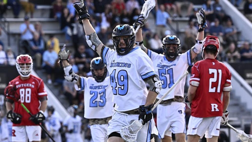 &nbsp;COURTESY OF HOPKINSSPORTS.COM&nbsp;
Hopkins men's and women's lacrosse defeat Rutgers in two tug-of-war battles, coming back from tough deficits in the final quarter.