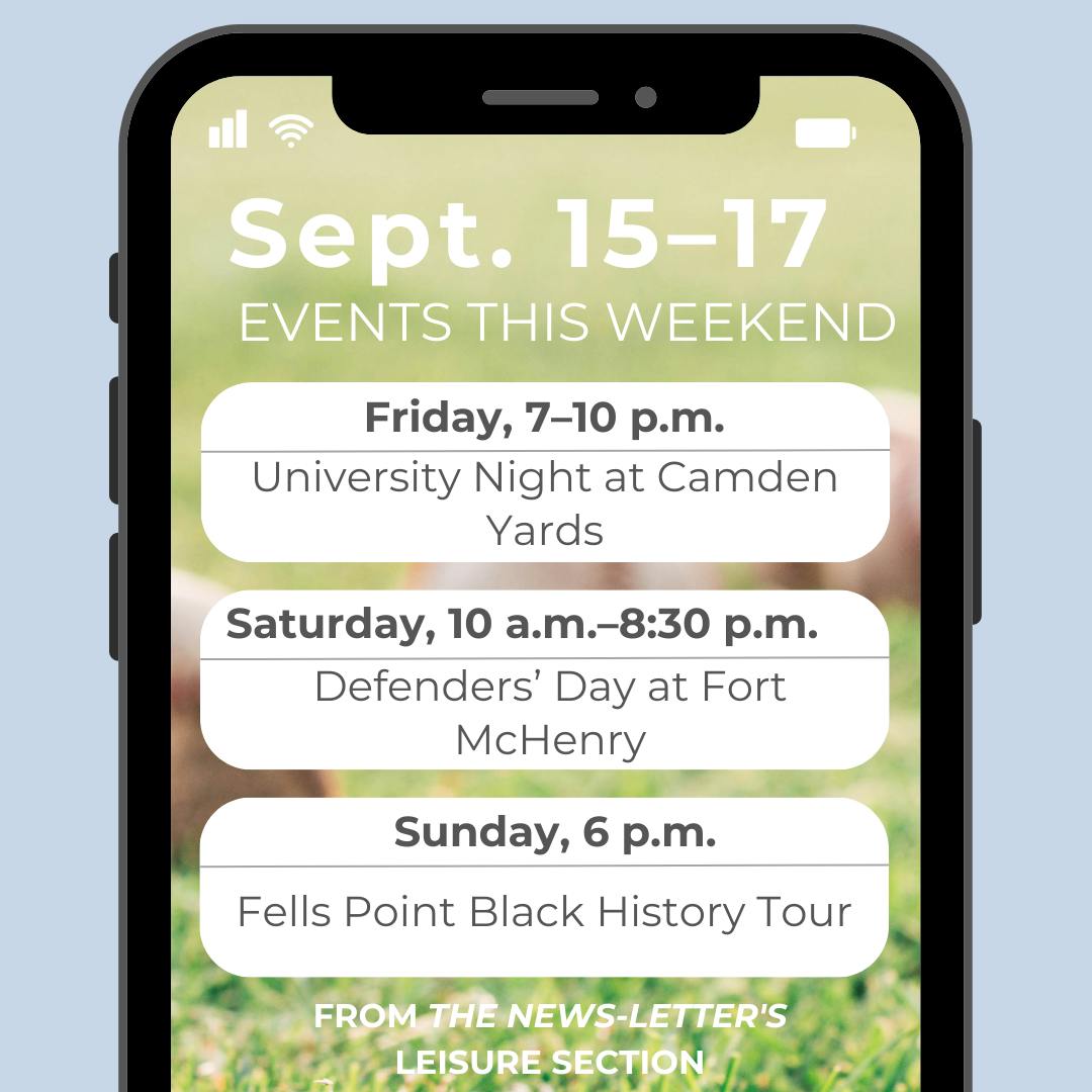 ARUSA MALIK / DESIGN &amp; LAYOUT EDITOR
With lots of Baltimore-based learning opportunities, this weekend is sure to be a blast!