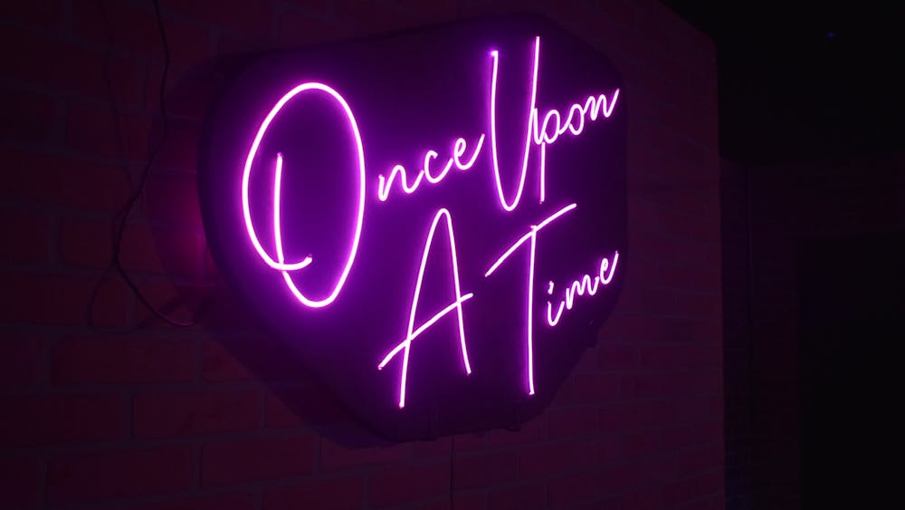 COURTESY OF SANDY CLANCY AND CAROLINE COLVIN. 
The Barnstormers’ Into the Woods subverts preconceived expectations of Sondheim’s masterpiece through a modern setting.