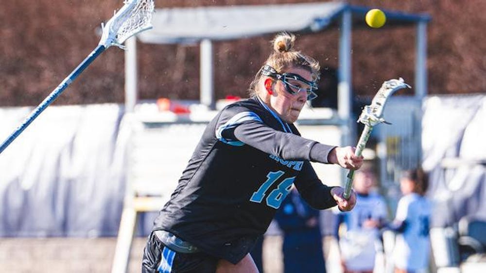 COURTESY OF HOPKINSSPORTS.COM
Men’s and women’s lacrosse both traded a loss for a win in games over the past week.