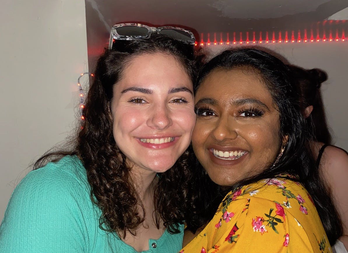 COURTESY OF DIKSHA IYER
Iyer and Salem look back on their first year at Hopkins and the first year of their friendship.