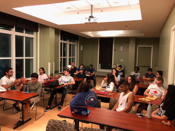 COURTESY OF LIAM HAVIV
After athlete protests, students discussed the role of activism in sports.