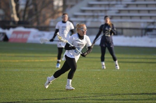  HOPKINSSPORTS.COM
The Lady Jays annihilated George Washington University 17-3.