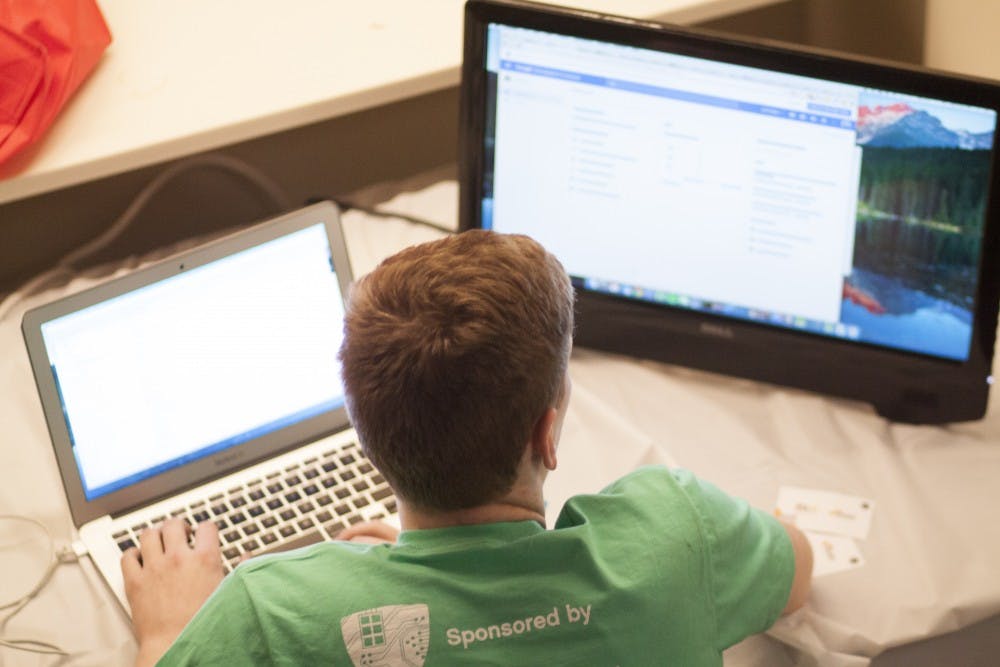 sofya freyman/photography staff
Students from throughout the area competed at HopHacks for 36 hours last weekend.