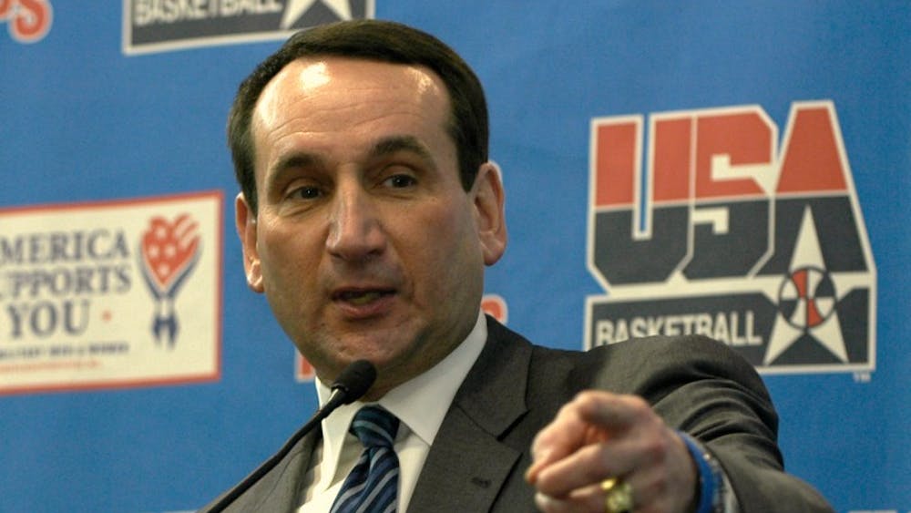 PUBLIC DOMAIN
Coaches like Mike Krzyzewski get paid millions while athletes get nothing.