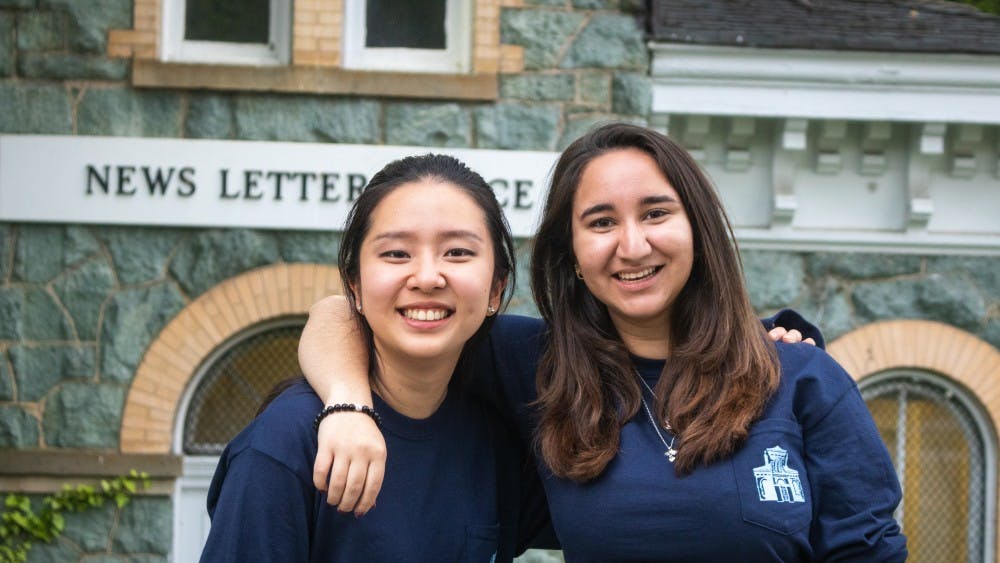 NEHA SANGANA/PHOTOGRAPHY EDITOR
Editors-in-Chief Kim (left) and Isaacs (right) both joined The News-Letter as freshmen