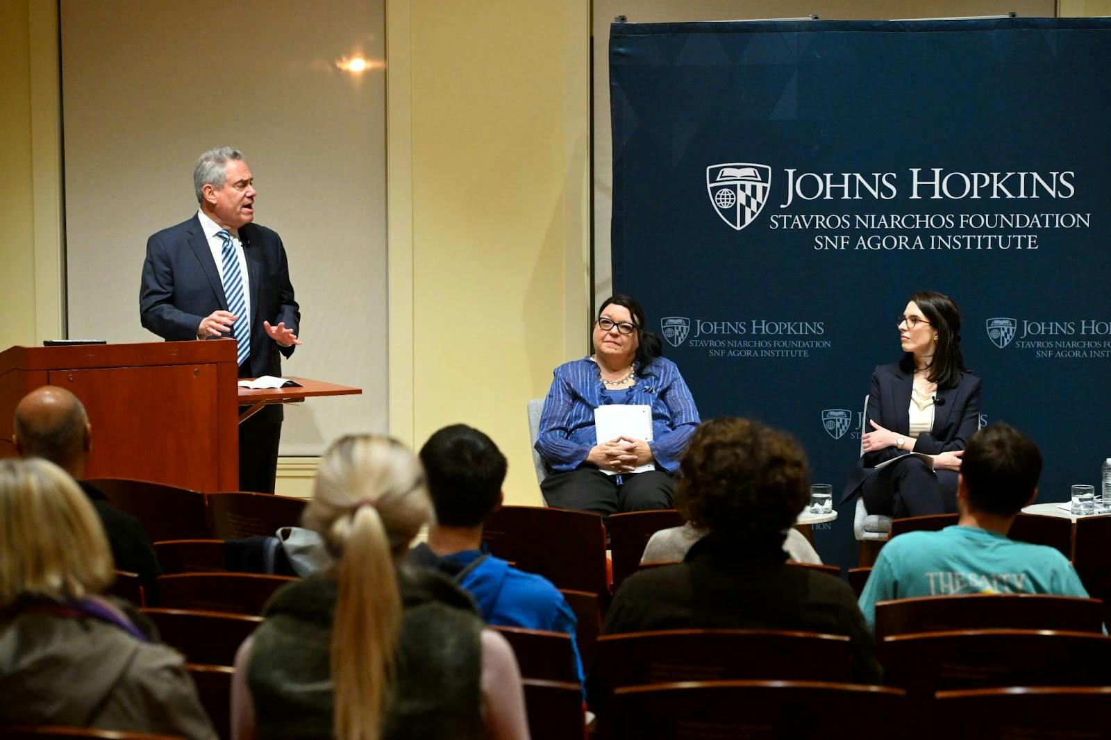 COURTESY OF WILL KIRK
Weich suggested several paths to hold Trump accountable, including the Mar-a-Lago documents, the 14th amendment and Trump’s defeat in the 2020 election.&nbsp;