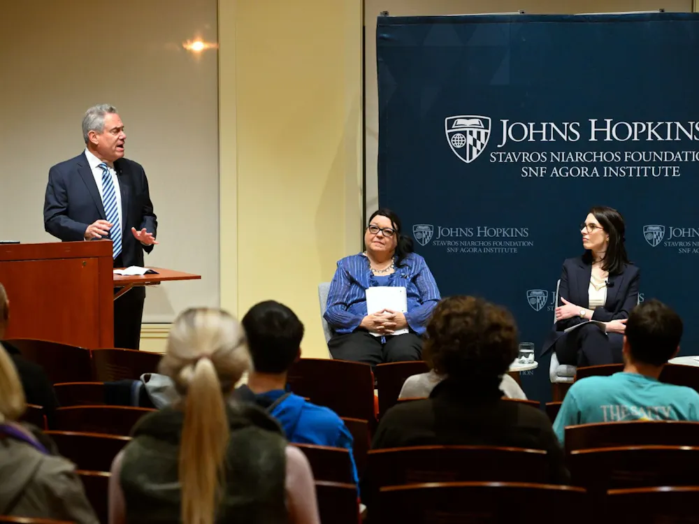 COURTESY OF WILL KIRK
Weich suggested several paths to hold Trump accountable, including the Mar-a-Lago documents, the 14th amendment and Trump’s defeat in the 2020 election. 