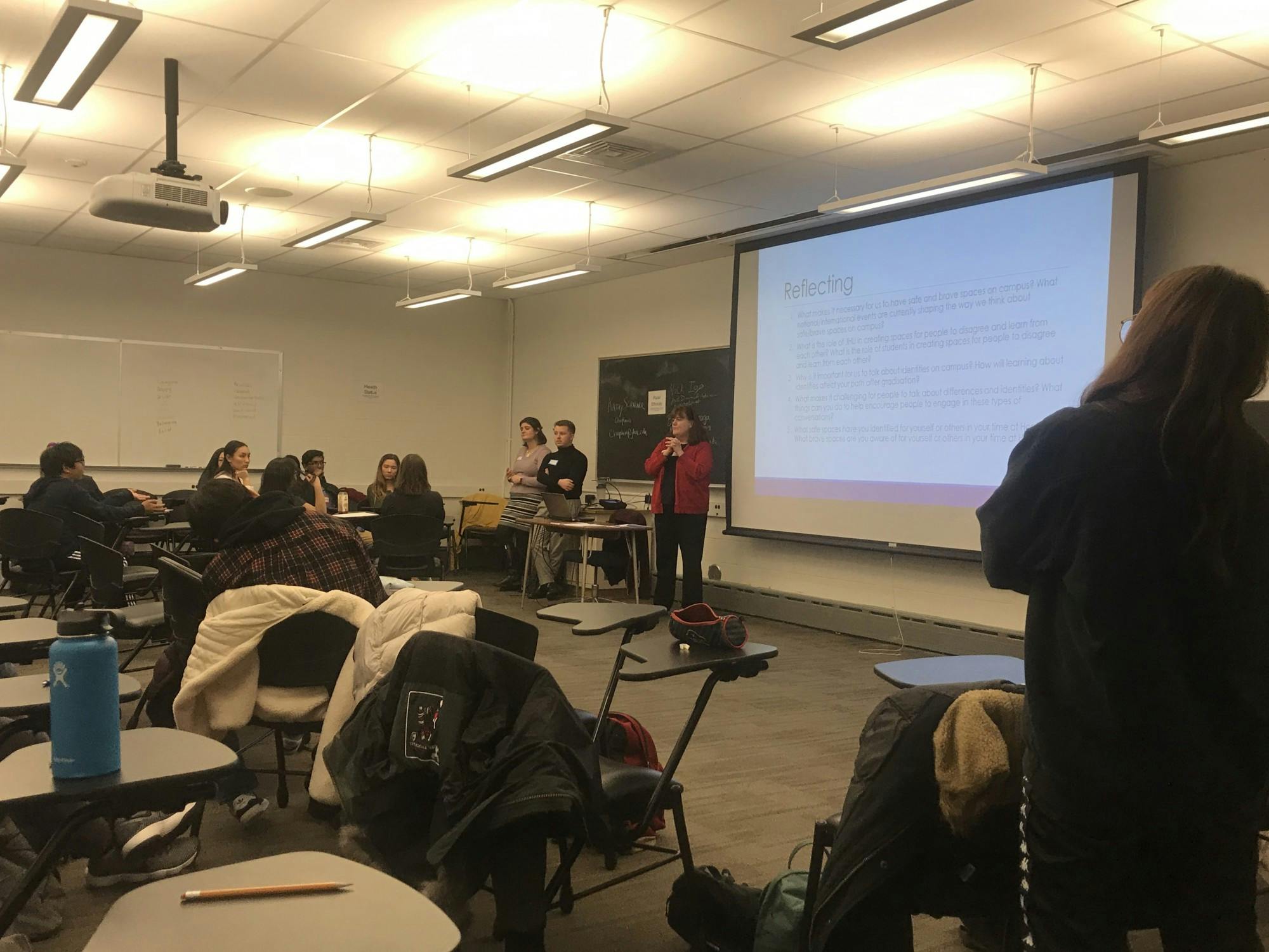 COURTESY OF MICHELLE LIMPE
The mandatory training asked students to think about their identities.