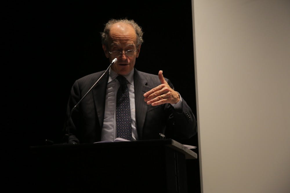 DAVID SAVELIEV/PHOTOGRAPHY STAFF
Daniel Fried, who served as the U.S. ambassador to Poland, spoke about Russian relations.