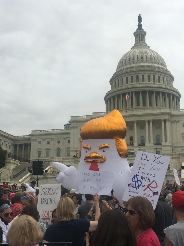 COURTESY OF EMILY MCDONALD
Hopkins students and alumni attended the march on Saturday.