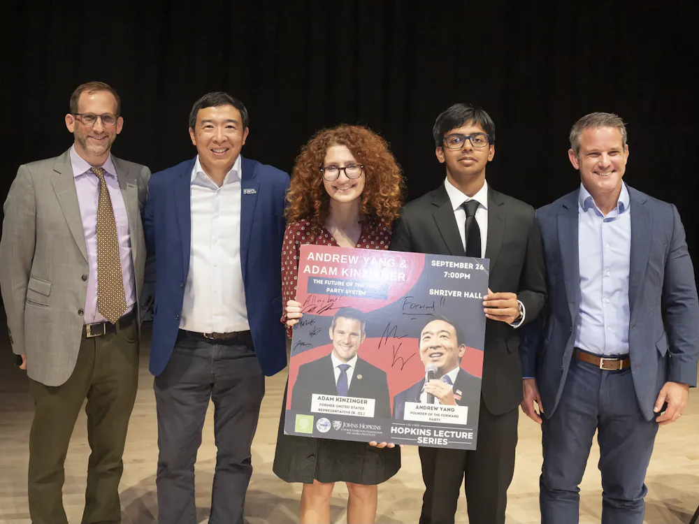 COURTESY OF YASMINA METTEWA
The Hopkins Lecture Series, formed from the merger of the Milton S. Eisenhower Symposium and the Foreign Affairs Symposium, organizes speaker events on the Homewood Campus.