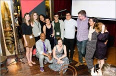 Courtesy of ASLAN CHALOM
Jesse Shuman (back row, center) poses with his fellow staff members.