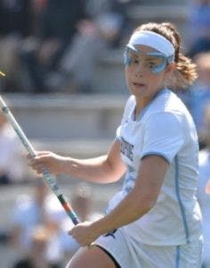  hopkinssports.com
Sophomore Shannon Fitzgerald scored four goals on BC.