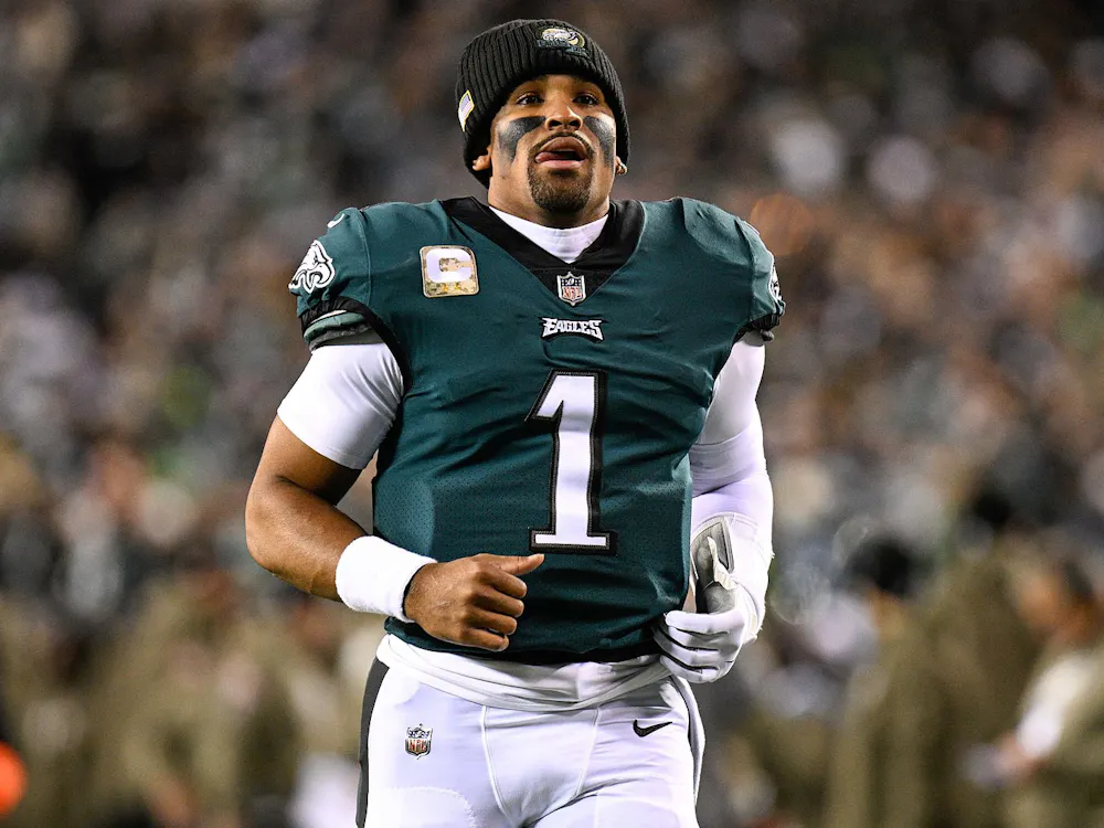 ALL-PRO REELS / CC BY-SA 2.0
Kirollos Mina evaluates Eagles General Manager Howie Roseman and QB Jalen Hurts as they look to win this year's Super Bowl. 
