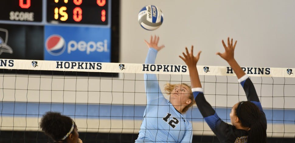 HOPKINSSPORTS.COM
Volleyball moved up in the rankings this week, going from 24th to 23rd in the country.