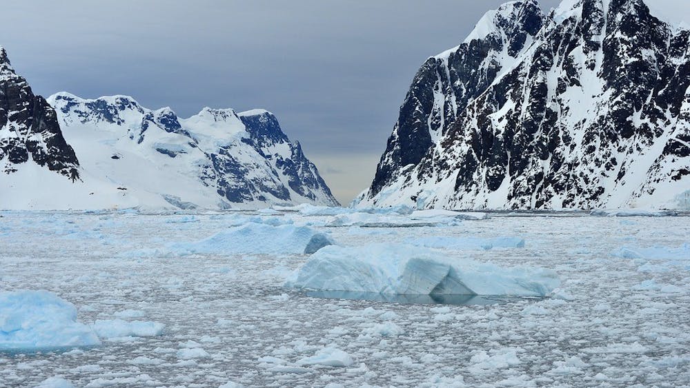 &nbsp;
PUBLIC DOMAIN
The melting of ice shelves may not have an effect on global sea levels.&nbsp;
