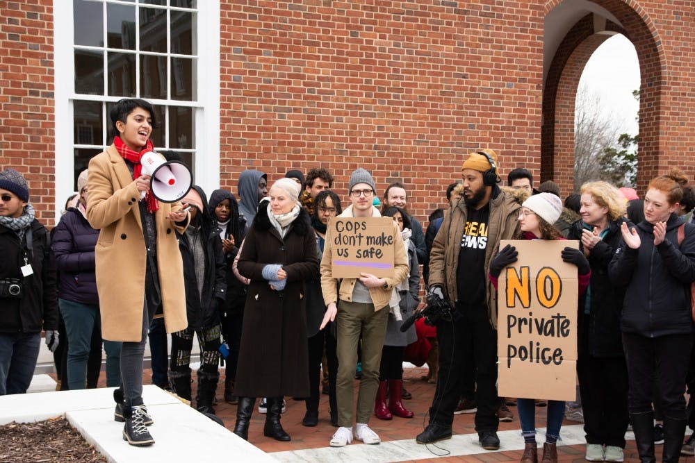 COURTESY OF ALEX KLEIN
Students Against Private Police assert that they still oppose a University private police force.