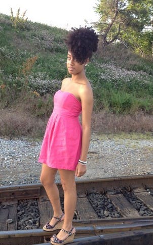 Courtesy of Michelle Lampart
It took years for my hair to get to this length and for me to learn to love my natural texture and curls.