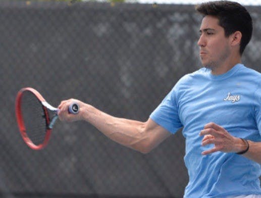 hopkinssports.com
Senior Nicholas Garica was a major factor in the win vs. Salisbury.