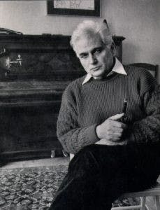  Courtesy of the Humanities Center
French thinker Derrida attended the symposium.