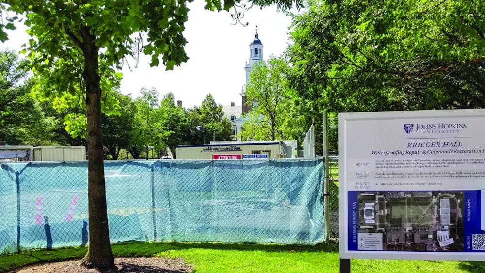 KAREEM OSMAN/PHOTOGRAPHY EDITOR
Construction on the Keyser Quad is expected to end by fall of 2017.