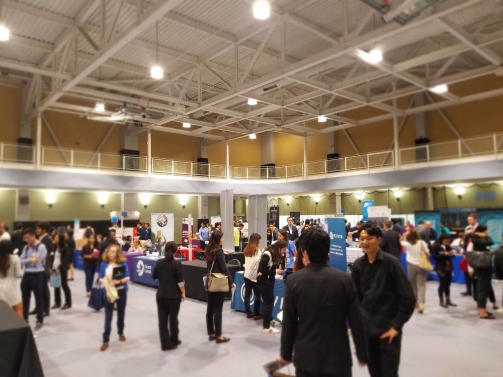 COURTESY OF JORDAN BRITTON
The Career Center’s Fall Career Fair featured the magazine The Atlantic for the first time.