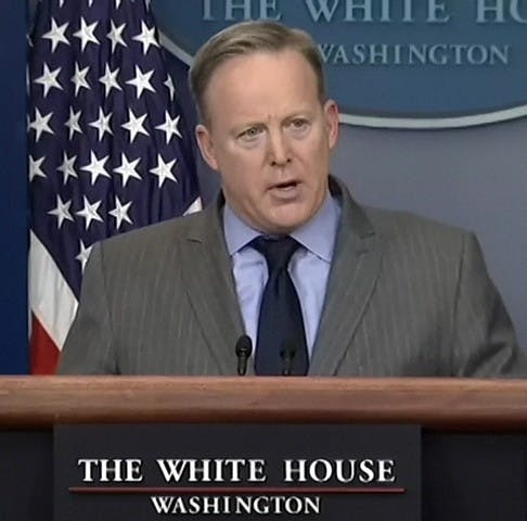 Public Domain
Sean Spicer is currently Trump’s White House press secretary.