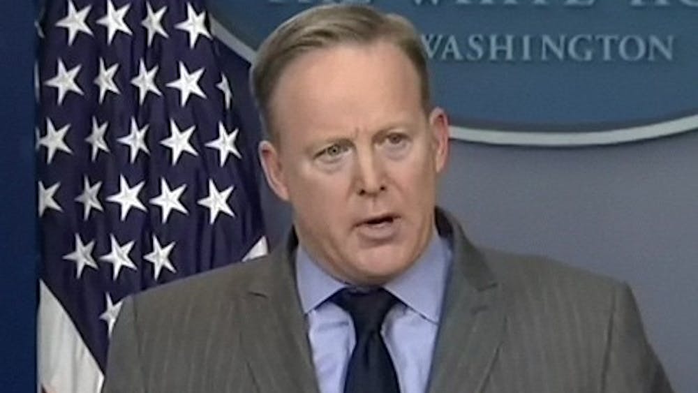 Public Domain
Sean Spicer is currently Trump’s White House press secretary.