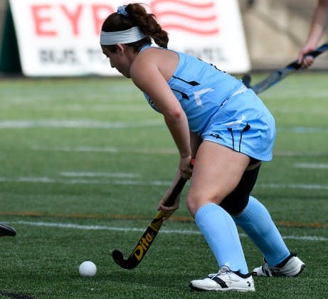 HOPKINSSPORTS.COM
Senior forward Clare Kavanagh extends her goal streak to five games.