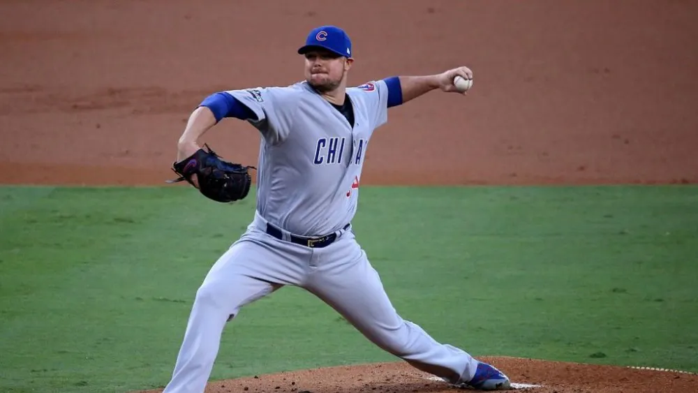 FLICKR.COM/APARDAVILA
Jon Lester is one of two starters to pitch more than six innings.