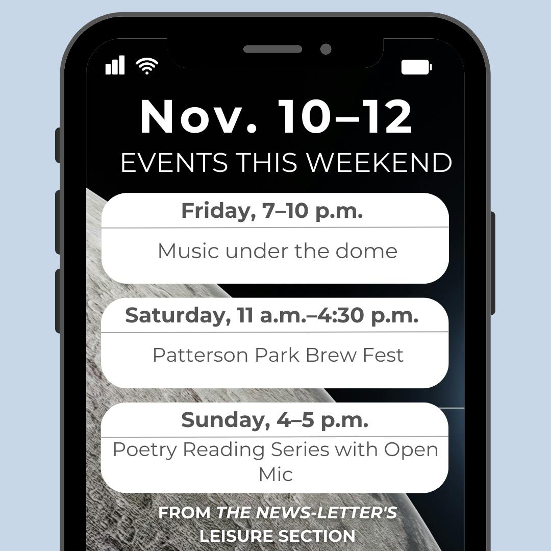 ARANTZA GARCIA / DESIGN AND LAYOUT EDITOR
Don’t miss out on all the fun events around the city this weekend!