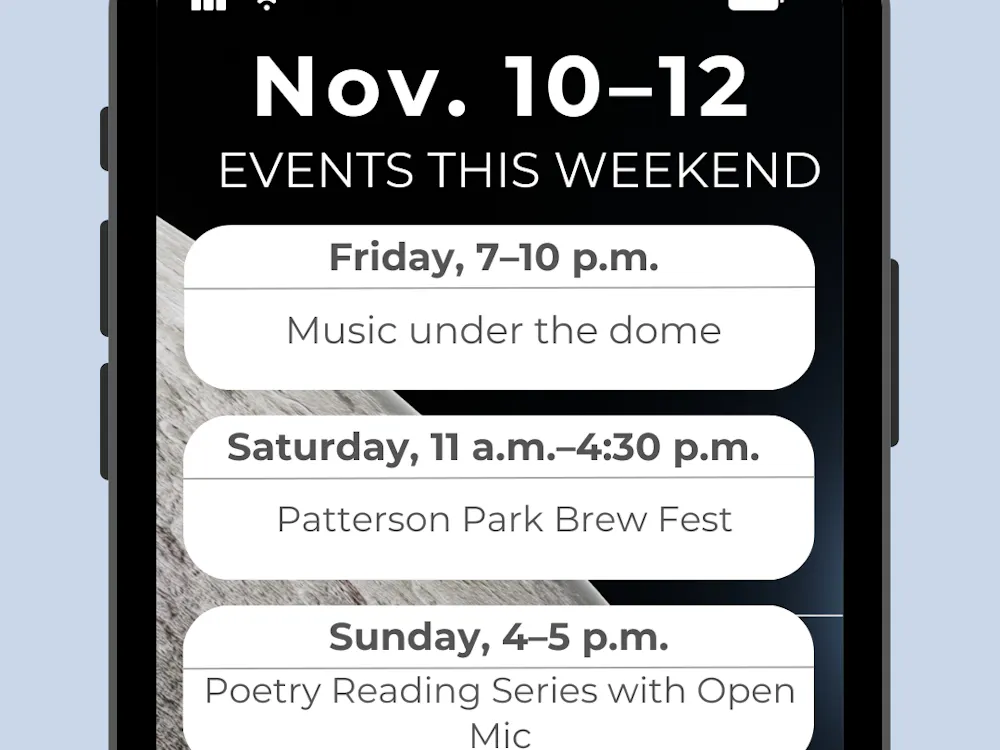 ARANTZA GARCIA / DESIGN AND LAYOUT EDITOR
Don’t miss out on all the fun events around the city this weekend!