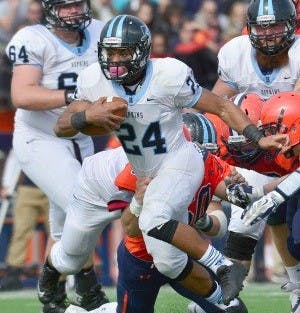  HOPKINSSPORTS.COM
Brandon Cherry led a potent rushing attack on Saturday.