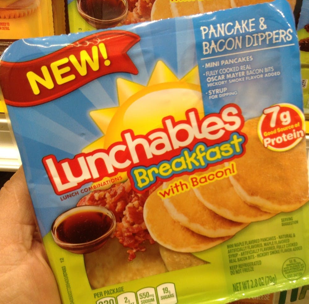 Mike Mozart/CC-BY-NC 2.0
Lunchables have become so popular that they are even breakfasts.