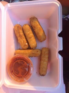  COURTESY OF SU ATAMAN
Tamber’s mozz sticks are the true champions. 