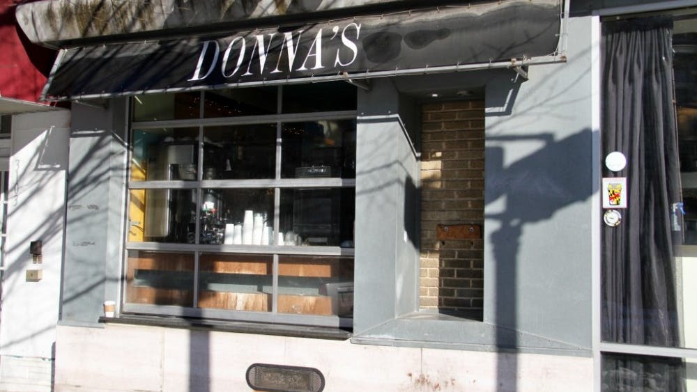  LEON SANTHAKUMAR/PHOTOGRAPHY EDITOR
 Donna’s in Charles Village closed their doors Monday night.
