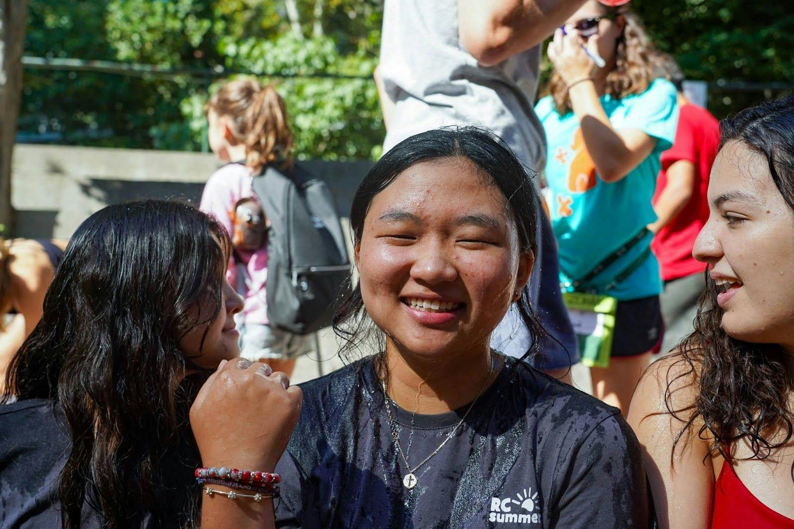 COURTESY OF SARAH HUANG
Getting water ballooned by my favorite kid at a children’s summer camp hosted by an Istanbul American high school.