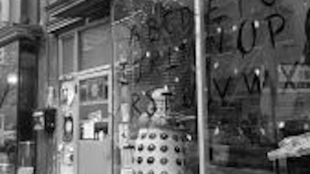 COURTESY OF VERONICA REARDON
BAMF cafe shows holiday spirit while displaying a Dalek in the window.