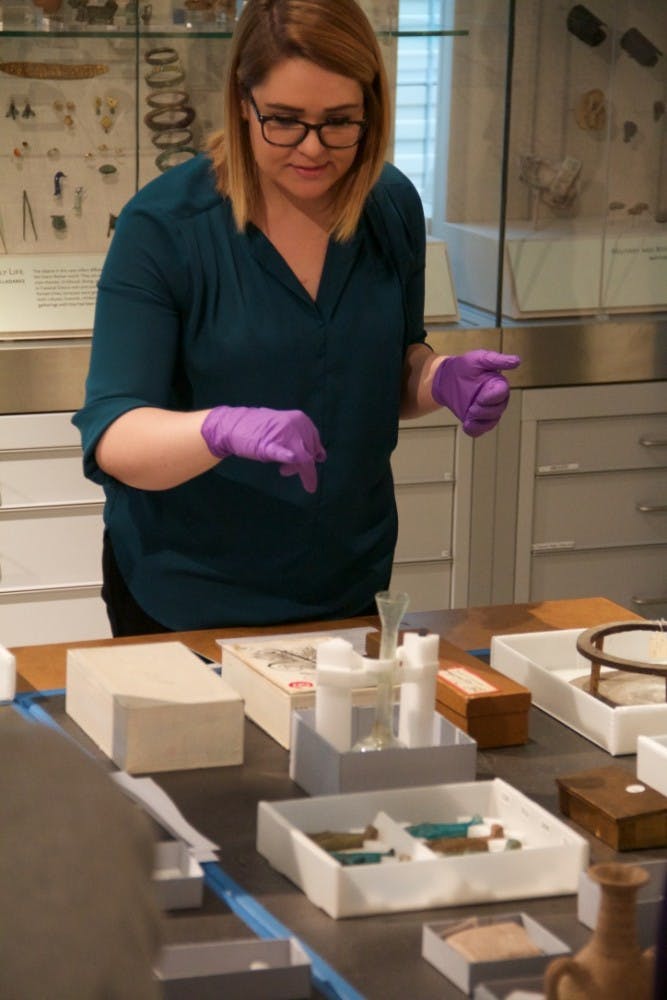  LEON SANTHAKUMAR/Photography Editor
The staff created an interactive event at the Archaeological Museum.