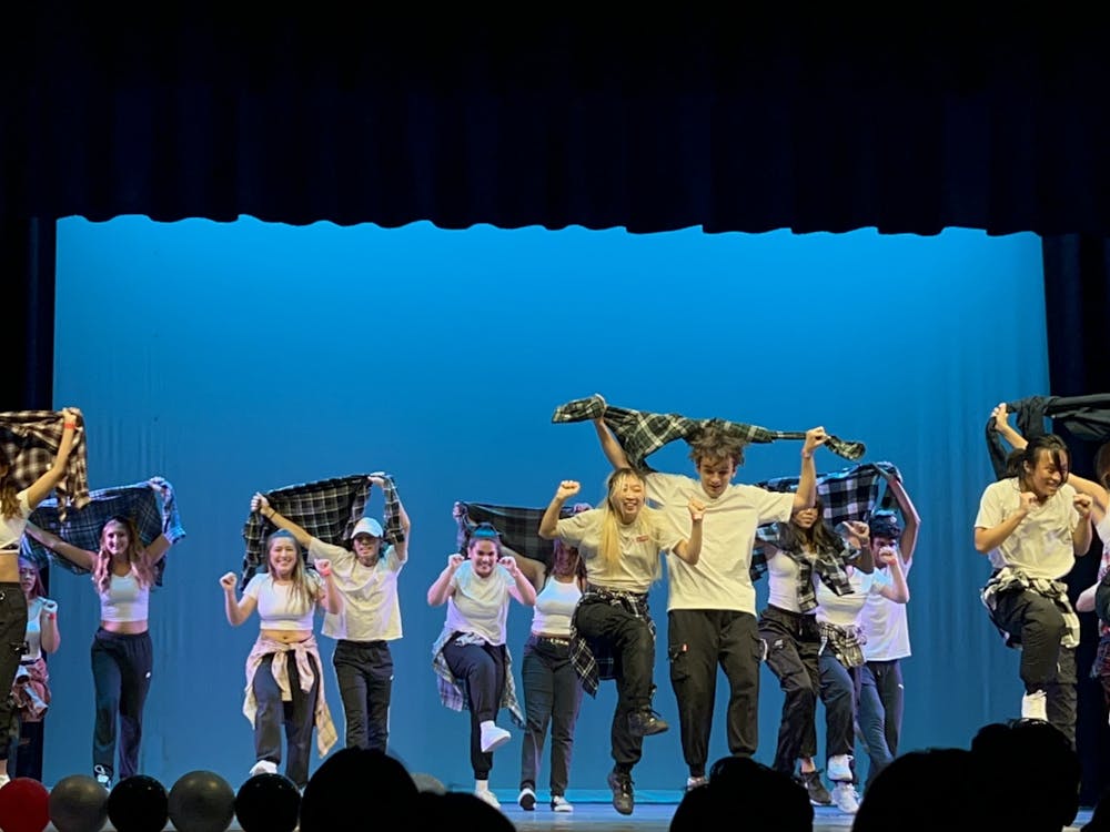 COURTESY OF ZHIYUN WANG
Phunktions Hip Pop Dance Company performs onstage at the 14th Annual SLAM Benefit and Showcase: DJ Got Us Slammin’.