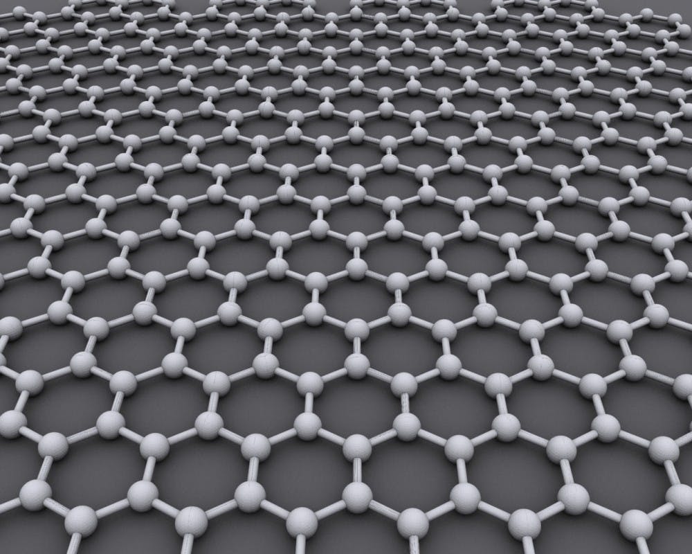 Alexanderaius/CC-BY-SA-3.0
Graphene’s honeycomb-like structure gives it its special properties.