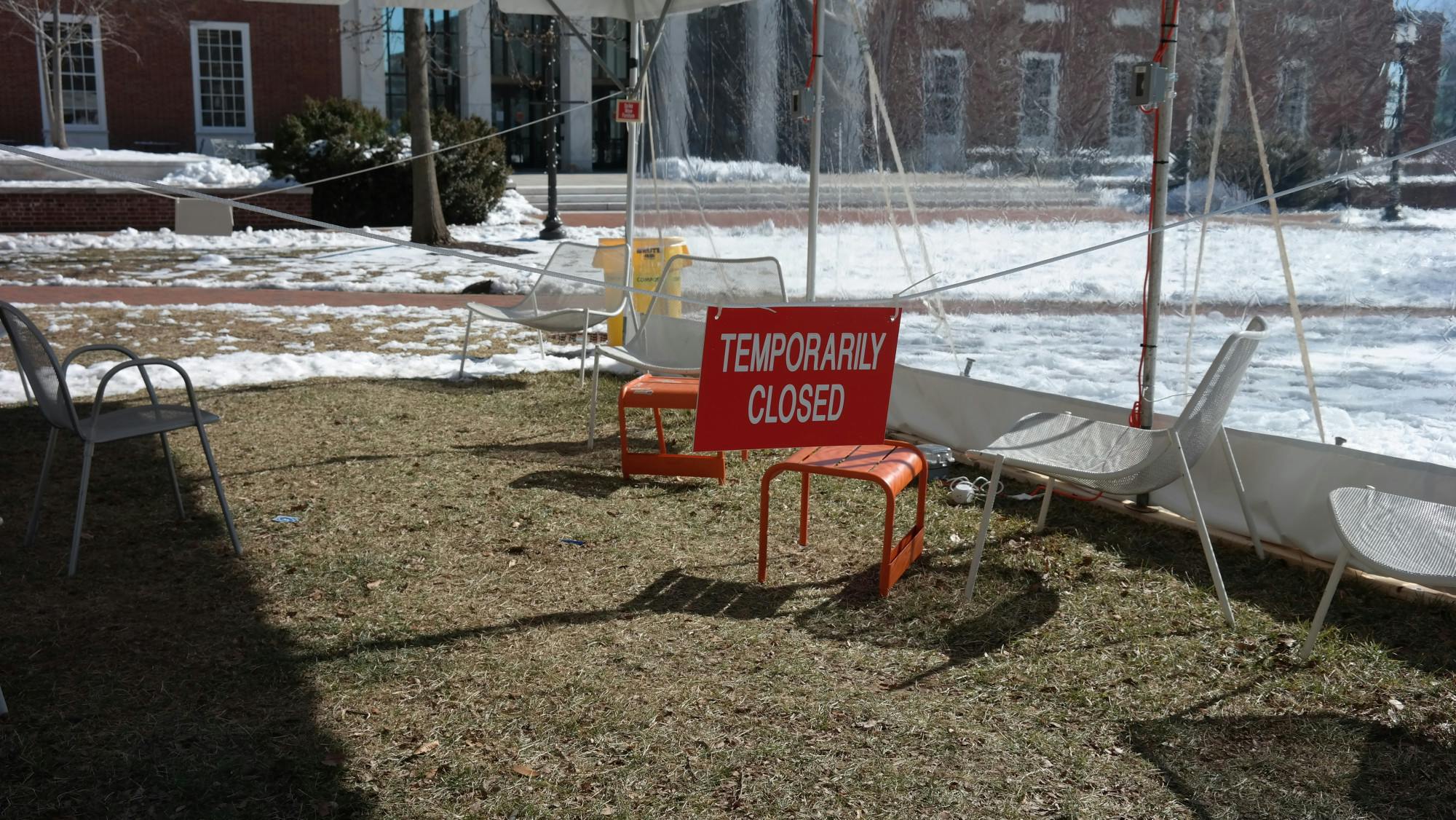 COURTESY OF CHRIS H. PARK
All on-campus facilities are closed until at least Thursday.