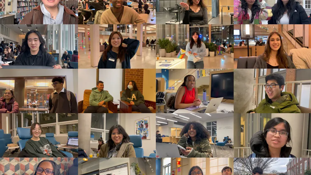 COURTESY OF NAOMI MAO
Mao reports on her findings from asking the Hopkins community: What does love mean to you?