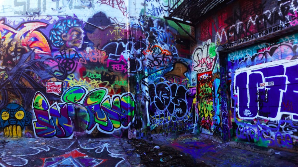 MONIQUE PRATER / CC BY-ND 2.0
Graffiti Alley, located in Station North, is a haven for local street artists.