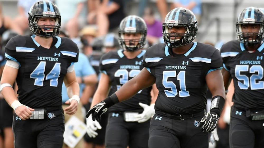 HOPKINSSPORTS.COM
The Hopkins football team has won 45 straight regular season games.