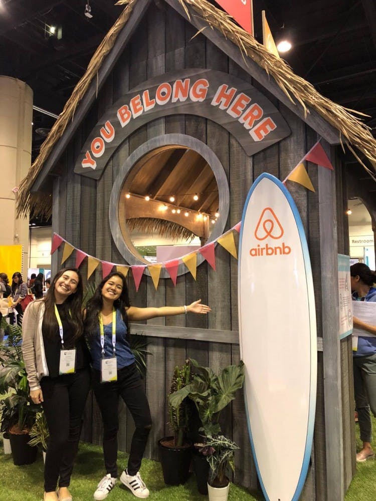 COURTESY OF REENA SARKAR
Sarkar and Donis enjoyed both the professional and social parts of the event.